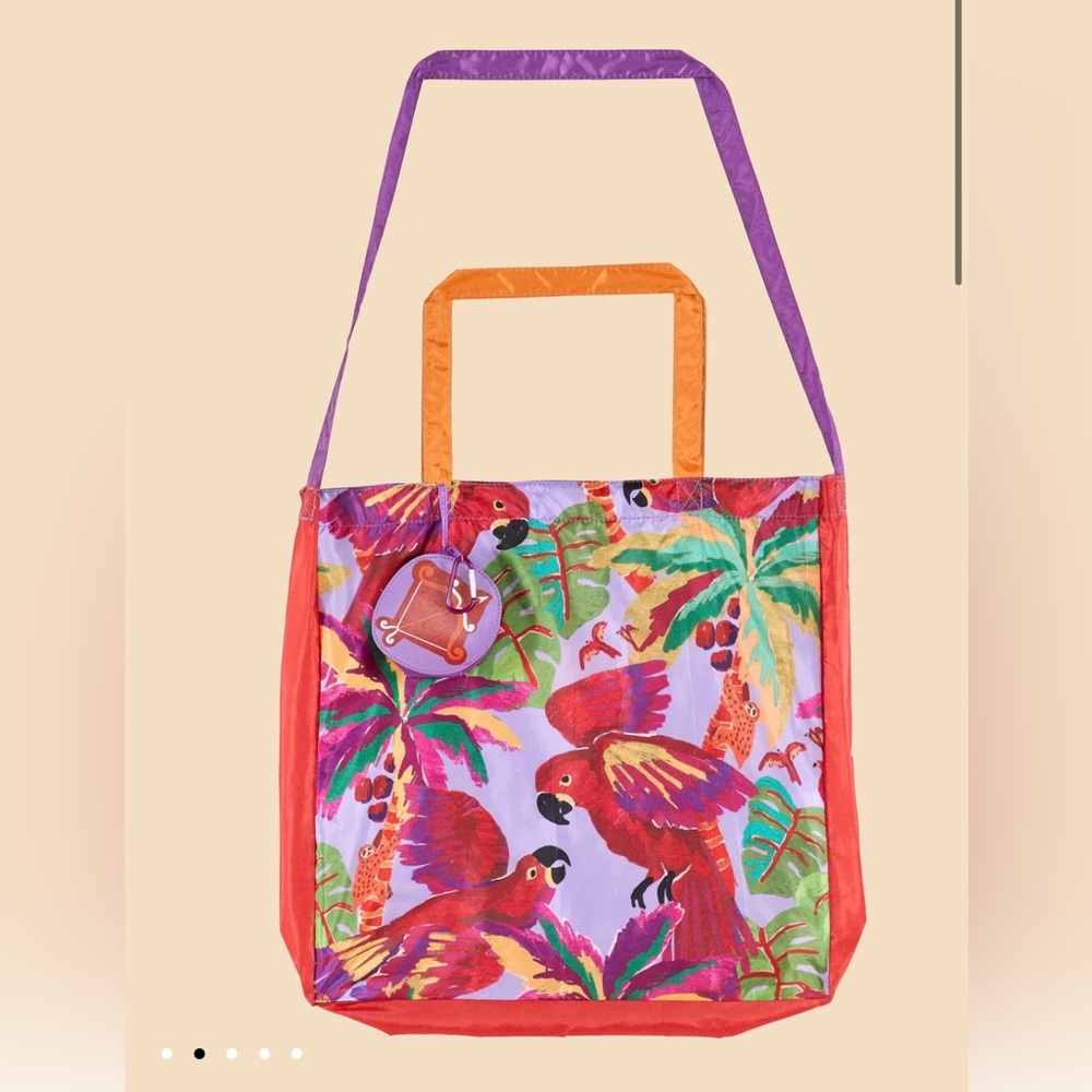Farm Rio Sagittarius ♐️ Zodiac sign foldable tote bag NWT
